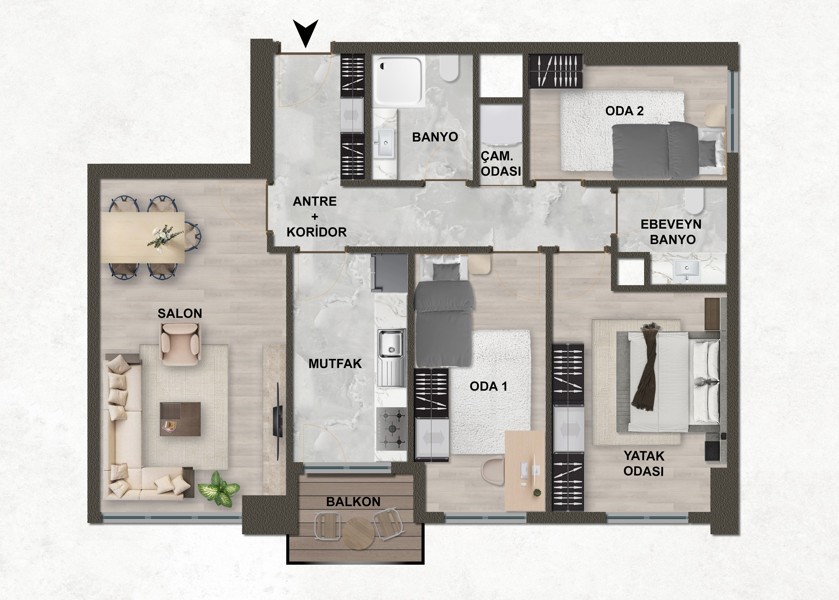 3+1 Ev Tasarım Paketi için medya