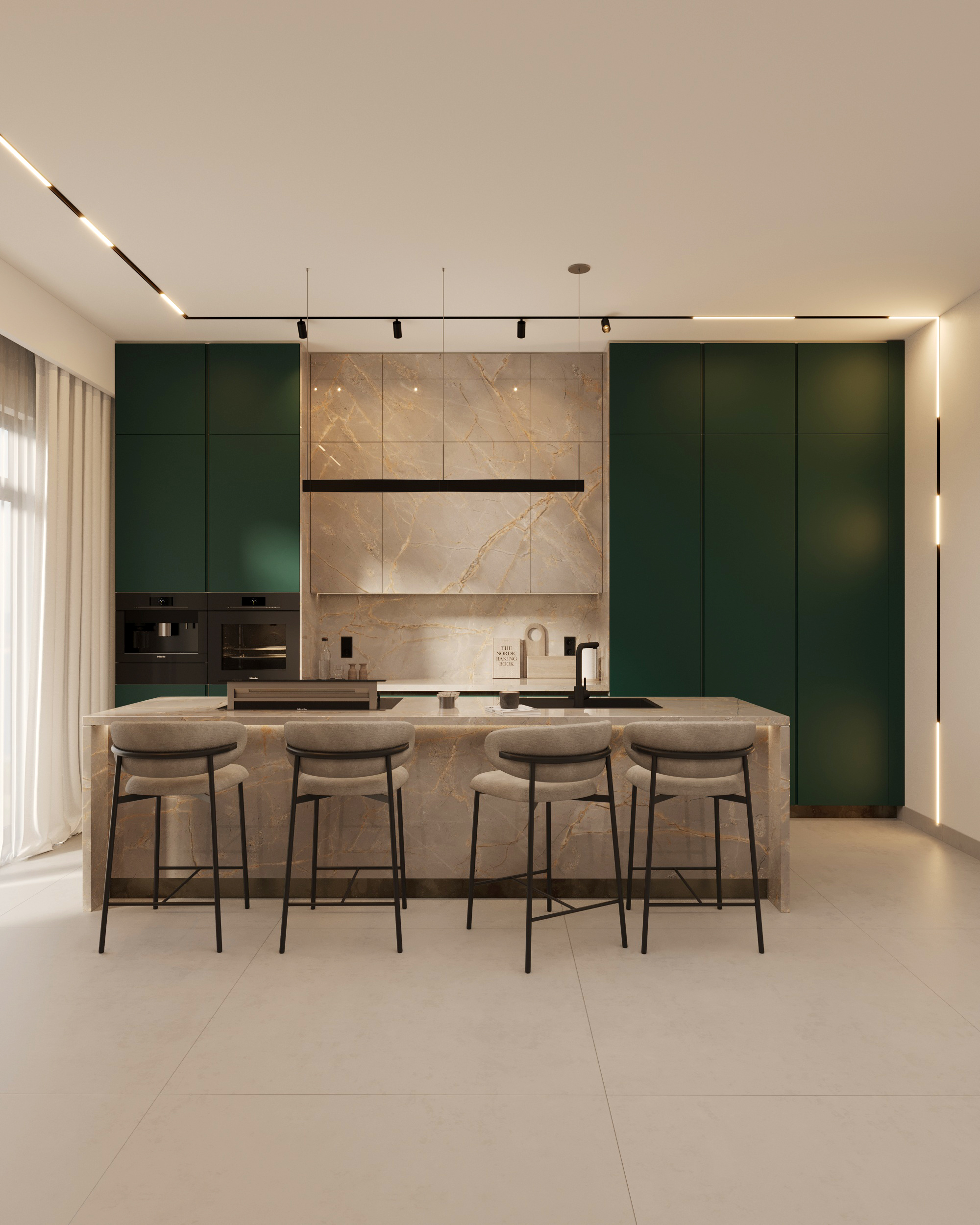 Lacquer Kitchen Design