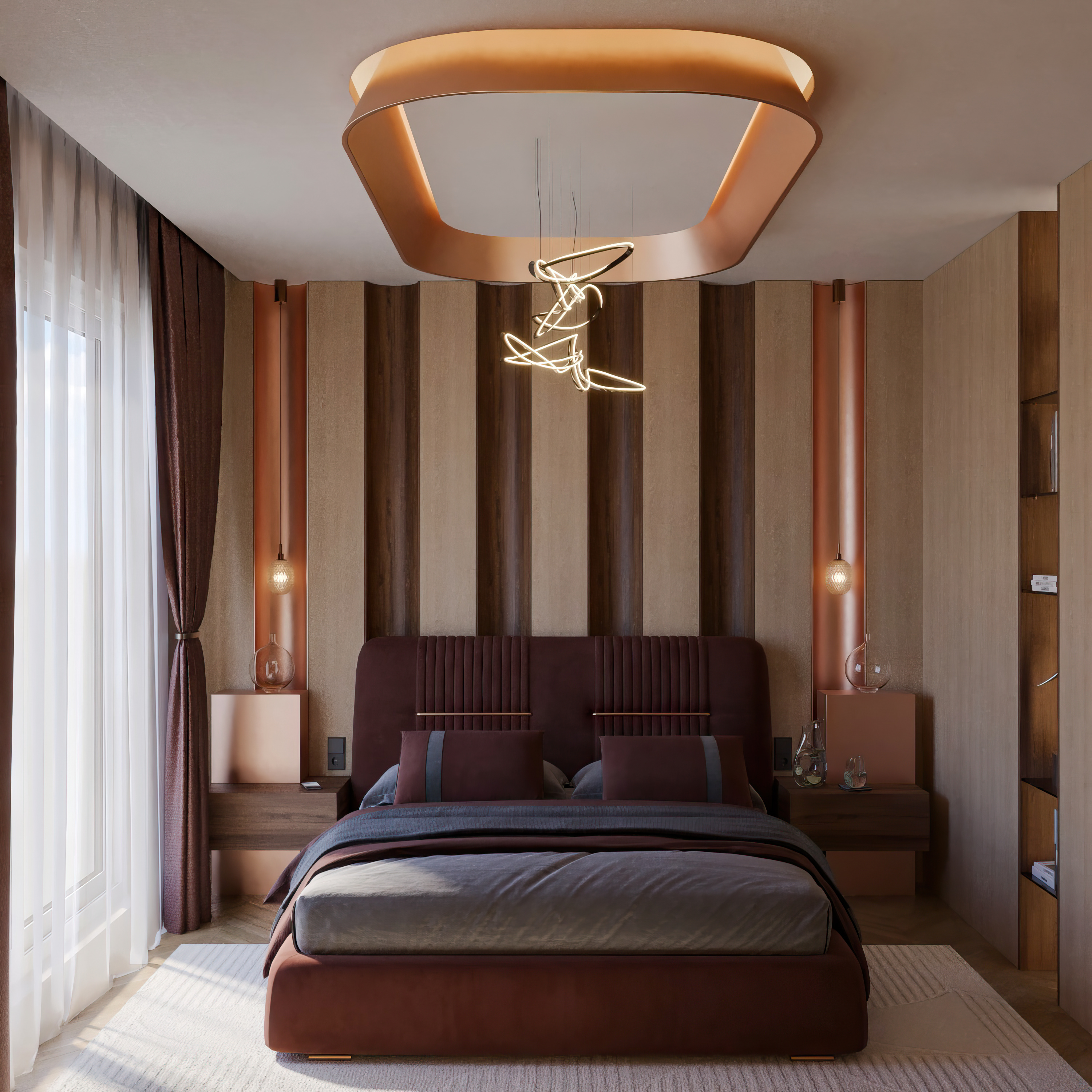 Wooden Bedroom Design