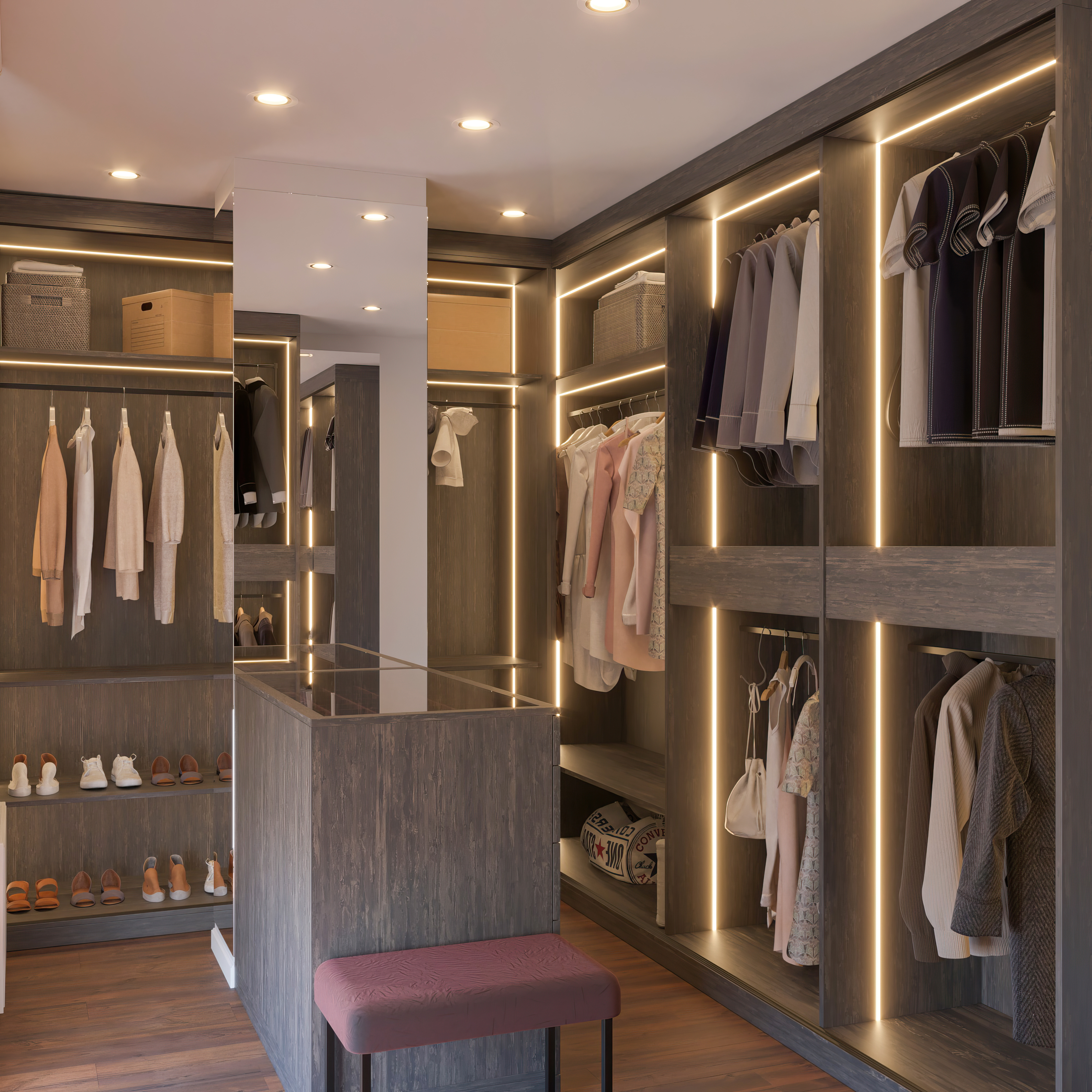 Smoked Glass Sliding Door Wardrobe