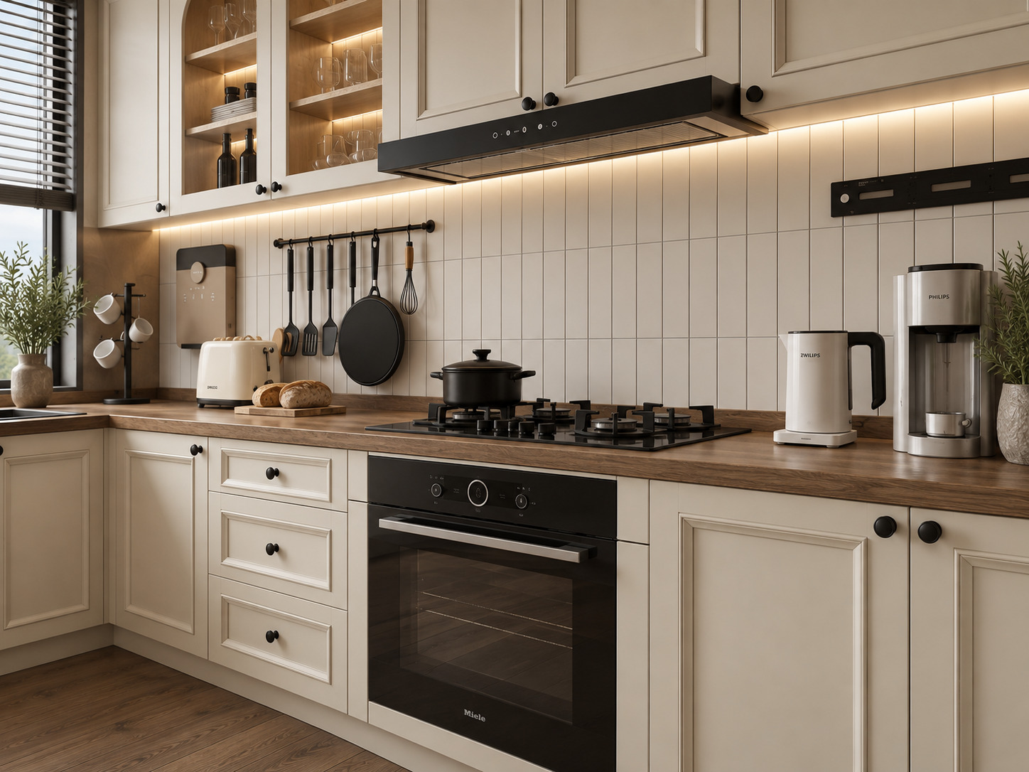 Cream & Oak Kitchen