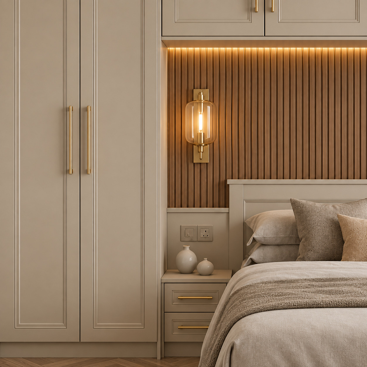 Over-Bed Wardrobe Designs | Bespoke Bedroom Wardrobe