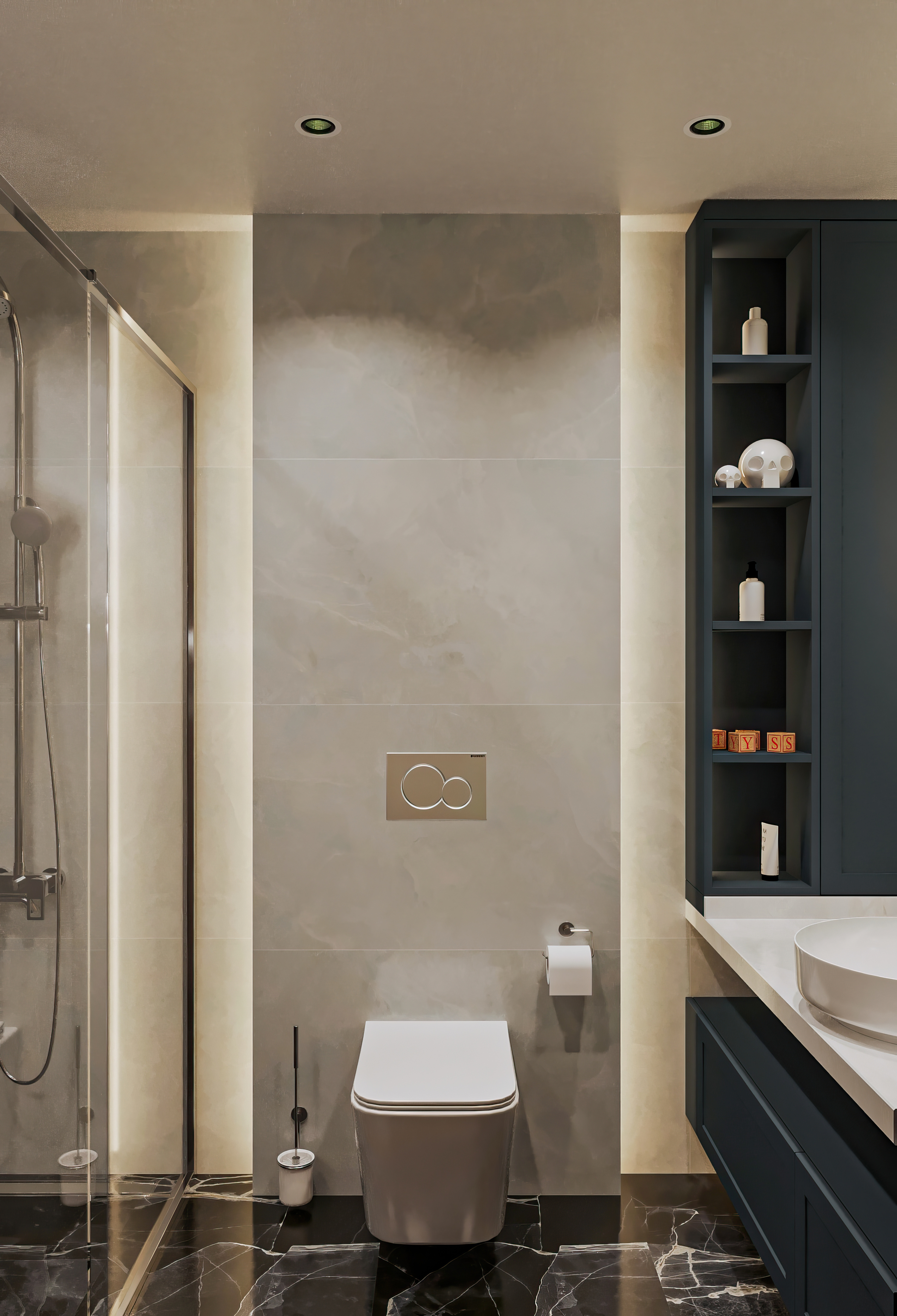 Antrasit Modern Banyo