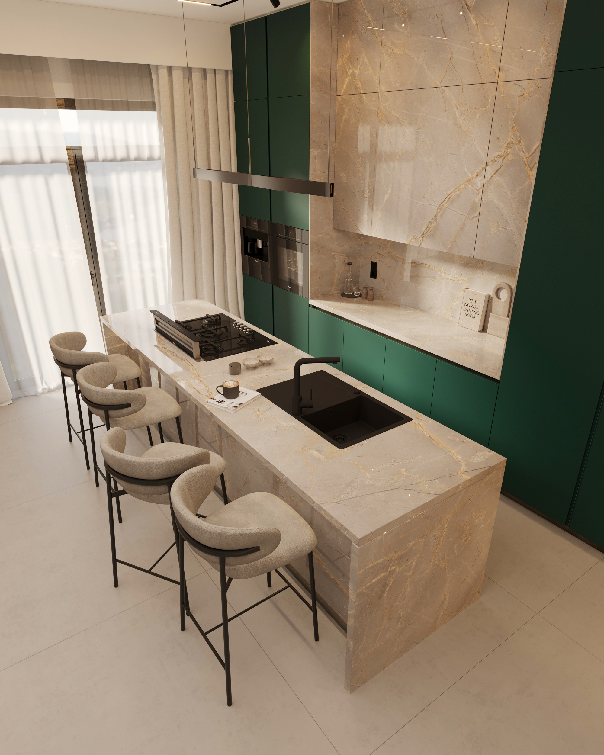 Lacquer Kitchen Design