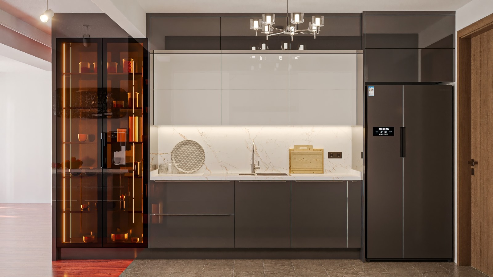 Acrylic Kitchen Design