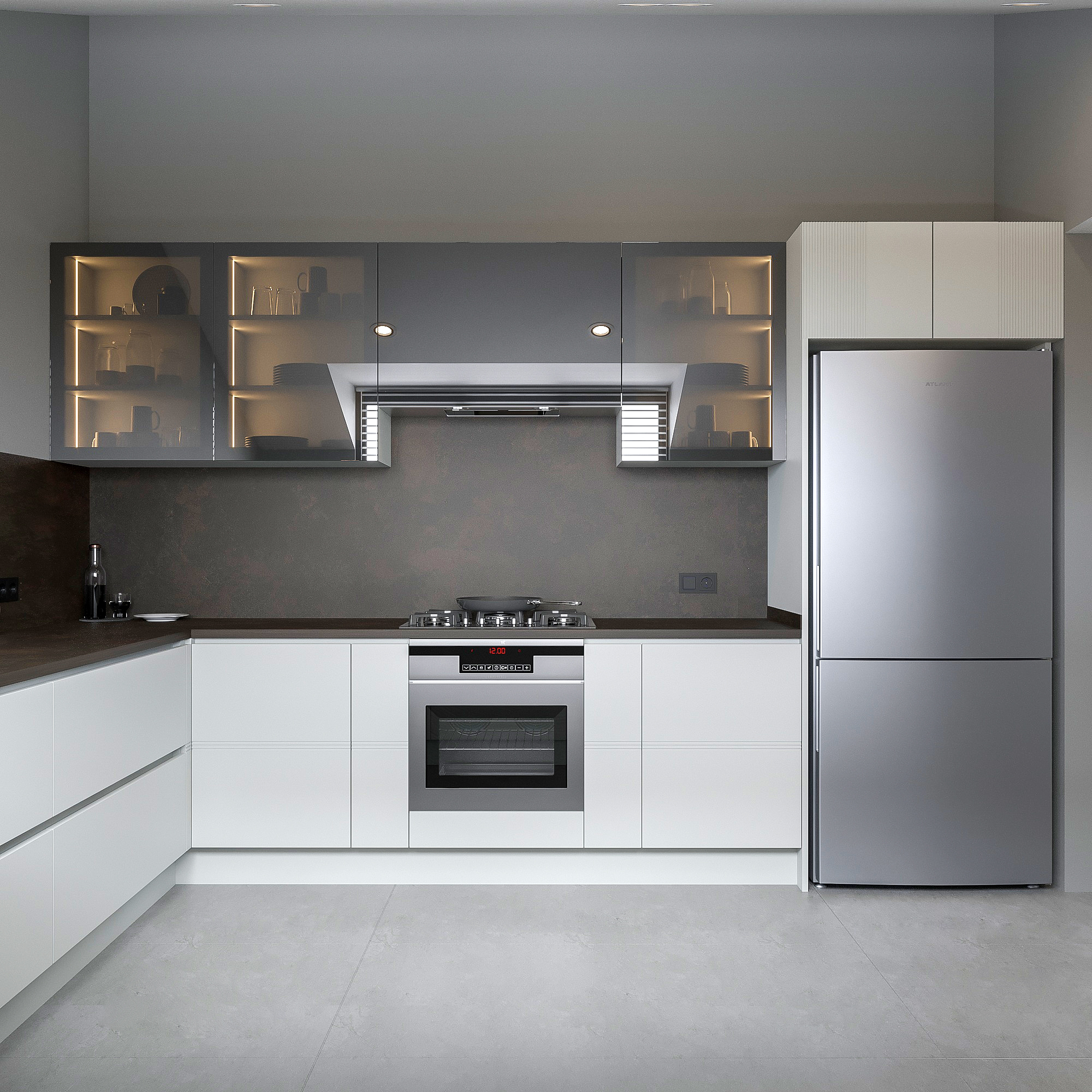 Kırık Beyaz Mutfak