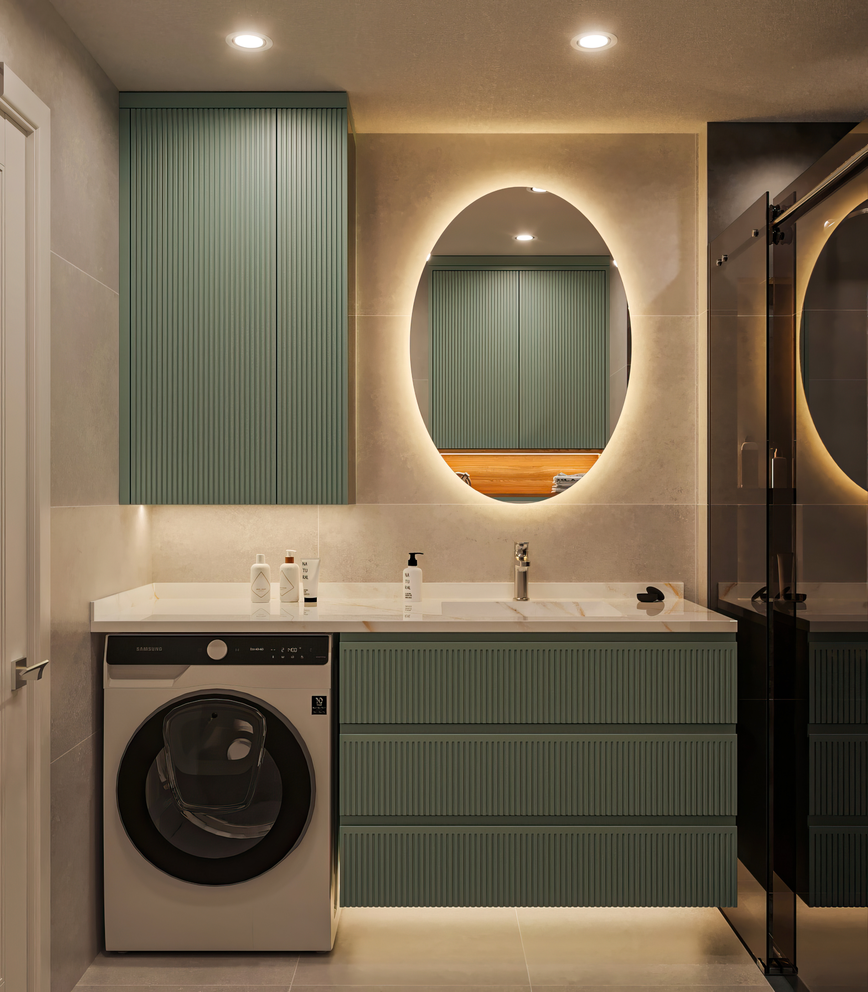 Water Green Bathroom