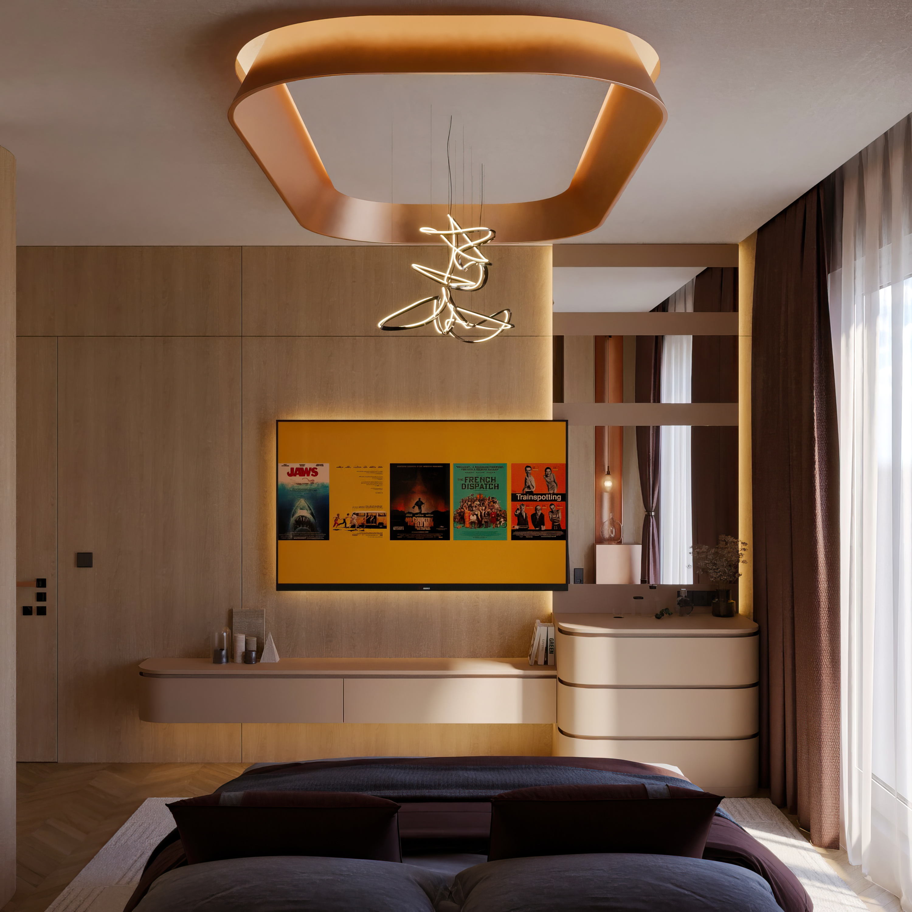 Wooden Bedroom Design