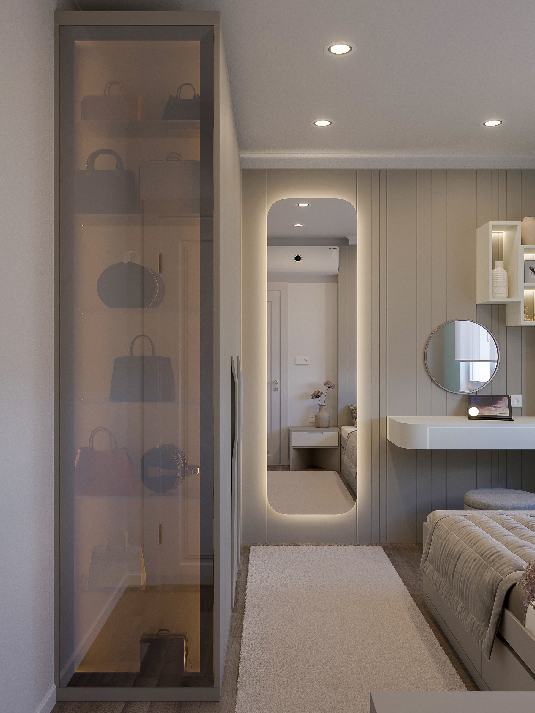 Soil Brown Bedroom Design