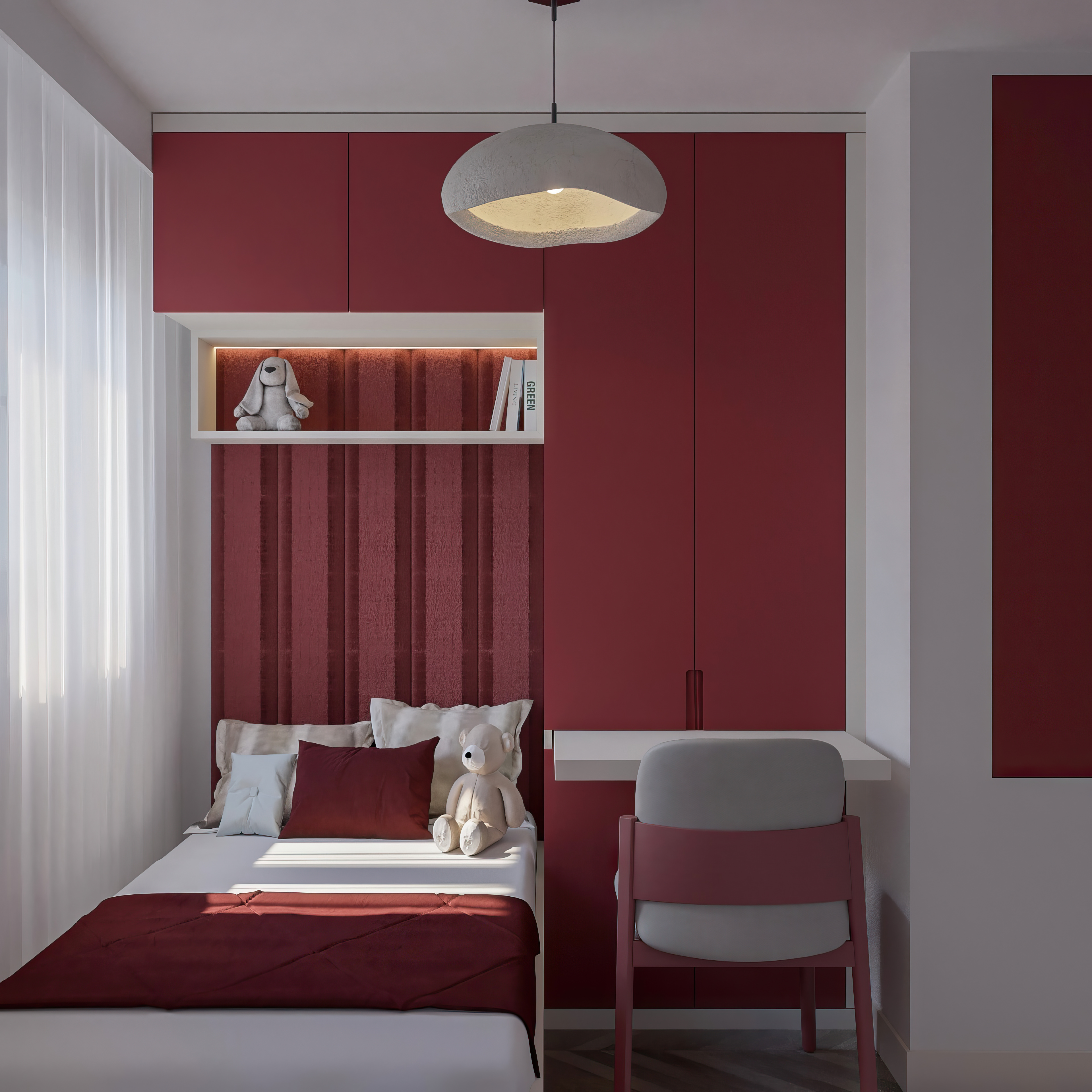 Kırmızı Çocuk Odası