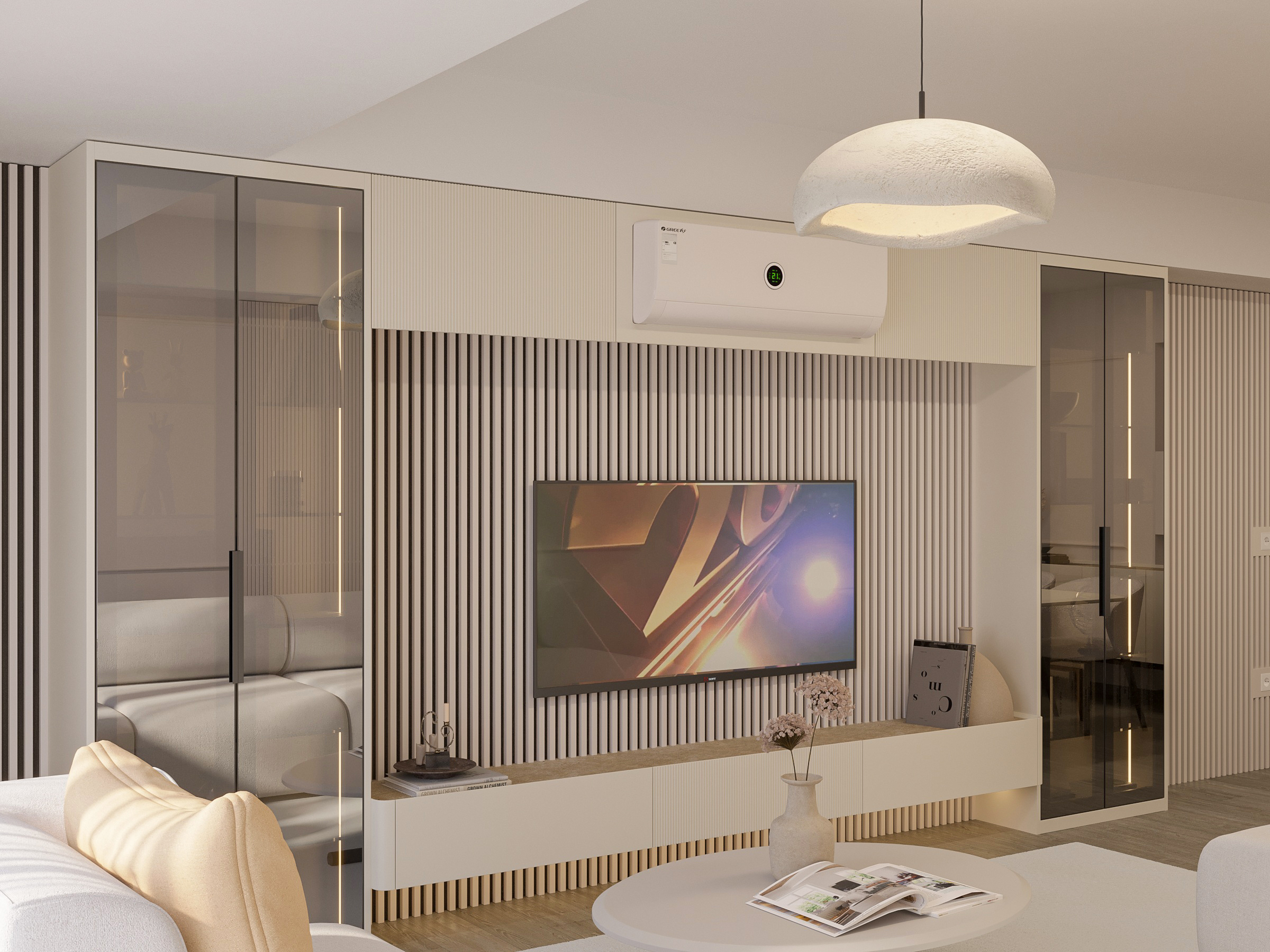 Krem Salon / Oturma Odası