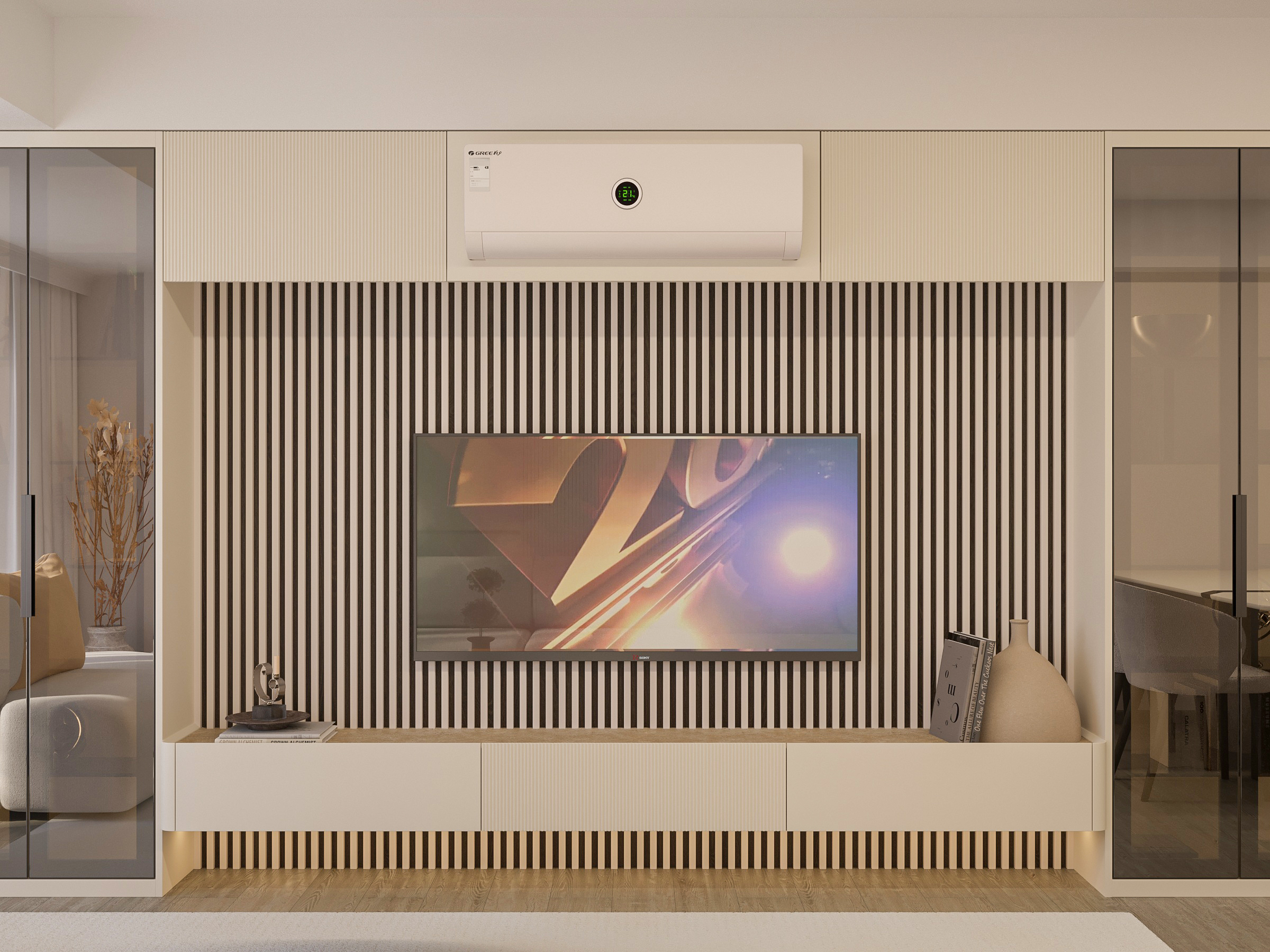 Krem Salon / Oturma Odası